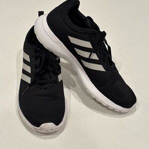 Adidas Cloudfoam Woman’s Black and White Athletic Shoes